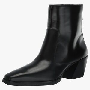 NEW Vince Camuto Viltana Black Leather Ankle Boot